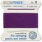 Griffin Nylon Bead Cord Perlseide – Size 8 (0.80mm) – 2 Meters per Card – Stainless Steel Needle Attached – for Knotting Pearls, Gemstones, Crystals and Beads